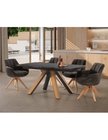 Mesa extensível em porcelana AZUR 160(240) x...