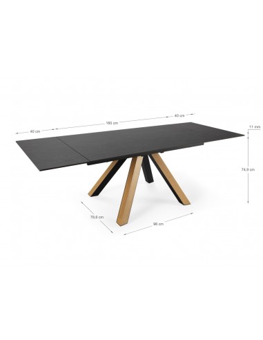 Mesa extensível em porcelana AZUR 160(240) x...