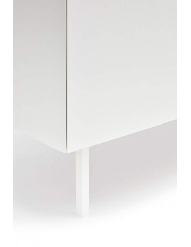 Teulat Mueble de TV Arista 180x40, roble, lacado blanco.