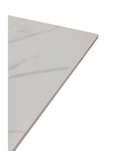 Mesa ARGOL 180 x 90, porcelânico branca e base...