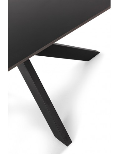 Mesa ARGOL 180 x 90, cerámica negro y base de...