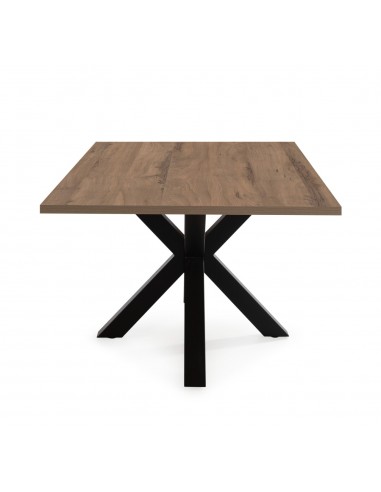 Mesa diseño ARGO 180x100, melamina nogal y base...