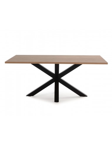 Mesa design ARGO180x100, melamina carvalho e...