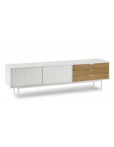Rack para TV Serra 180x40, carvalho, lacado
