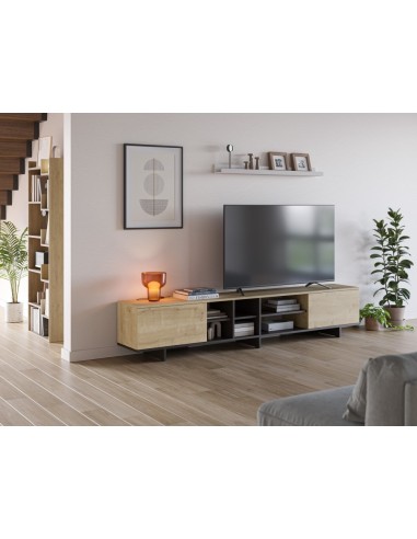 Mueble de TV CEQUOIA 230 x35, 2 puertas 6...