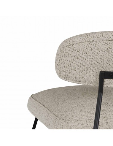 Butaca de diseño retro NICOSIA, tapizado Lemur...