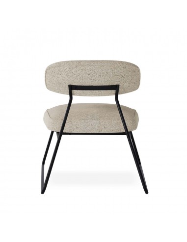 Butaca de diseño retro NICOSIA, tapizado Lemur...