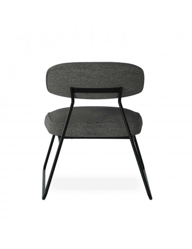 Butaca de diseño retro NICOSIA, tapizado Lemur...