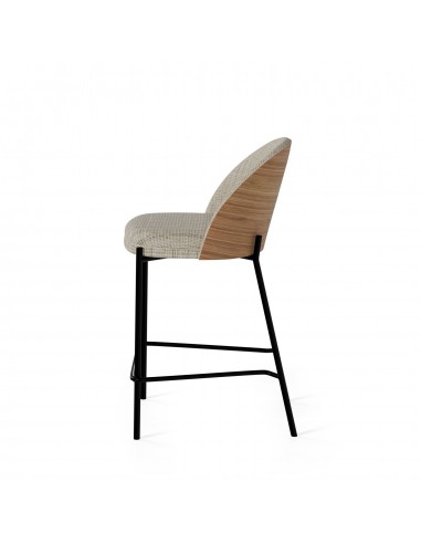 Banqueta baja Eamy 65, tecido Bora e encosto...