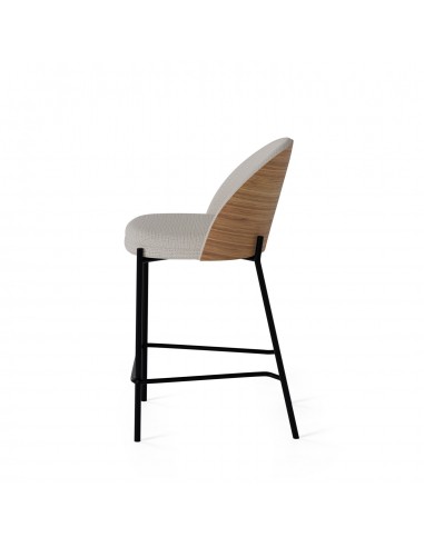 Banqueta baja Eamy 65, tecido Bora e encosto...