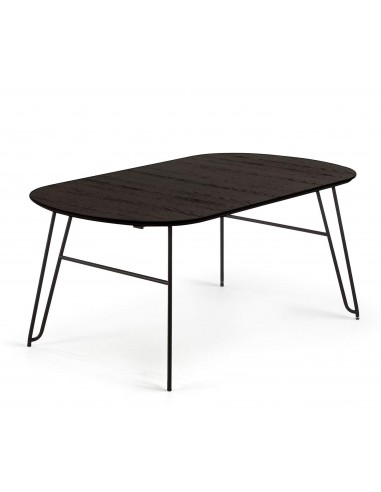 NORFORT Mesa 170(320)x100, metal, madera negro.