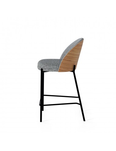 Taburete bajo Eamy 65, tejido Bora y respaldo...