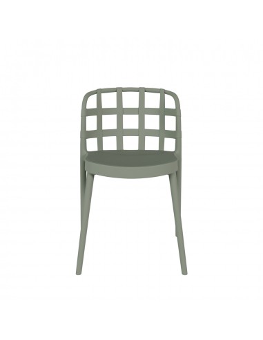 Silla de diseño GINA de polipropileno apilable.