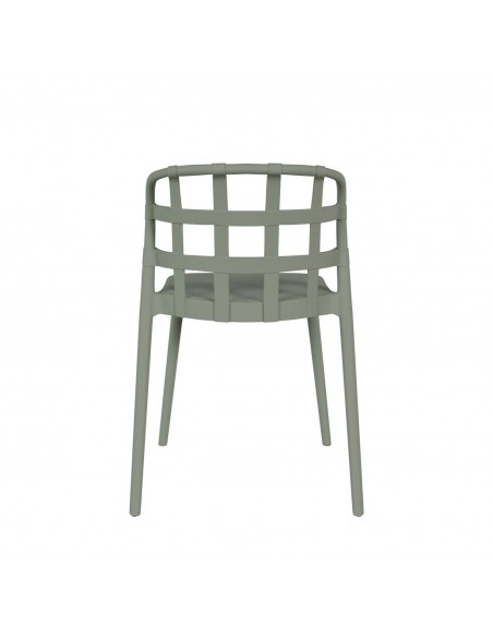 Silla de diseño GINA de polipropileno apilable.