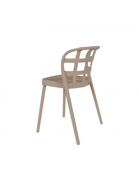 Silla de diseño GINA de polipropileno apilable.