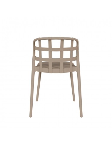 Silla de diseño GINA de polipropileno apilable.