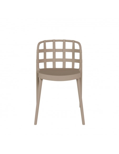 Silla de diseño GINA de polipropileno apilable.