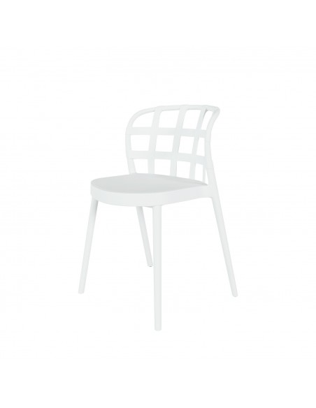Silla de diseño GINA de polipropileno apilable.