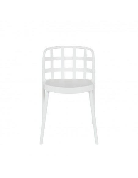 Silla de diseño GINA de polipropileno apilable.