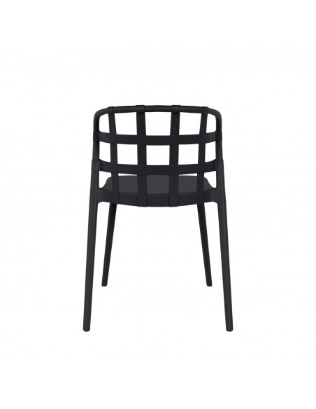 Silla de diseño GINA de polipropileno apilable.