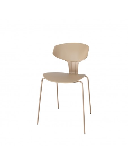 Cadeira para cocina design RENE, polipropileno, metal.