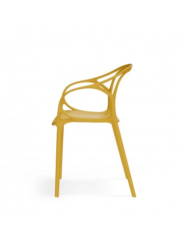 Silla exterior con brazos apilable EILIN en...