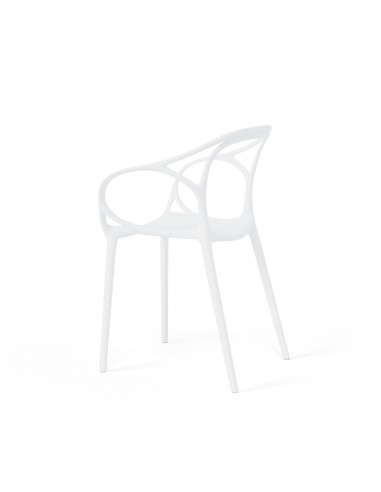Silla exterior con brazos apilable EILIN en...