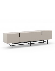 Mueble de TV minimalista 200 x 55 ELDIA 4 puertas, color...