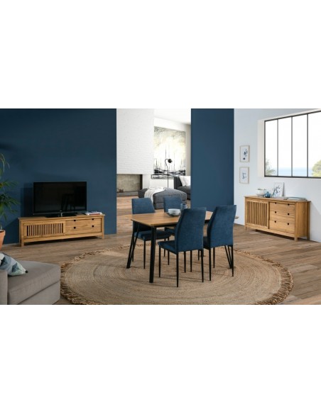 Aparador estilo colonial BRUNA 150 x 80, pinho encerado