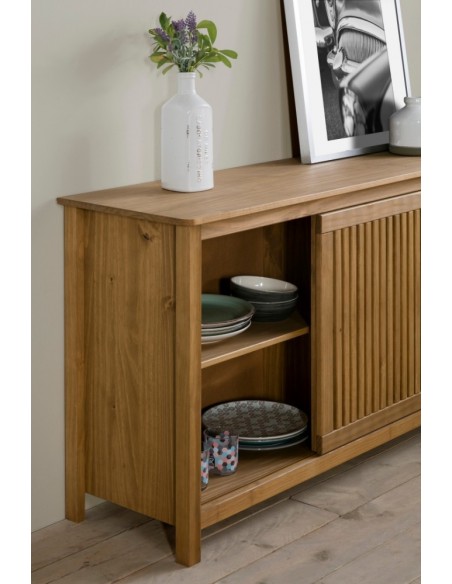 Aparador estilo colonial BRUNA 150 x 80, pinho encerado