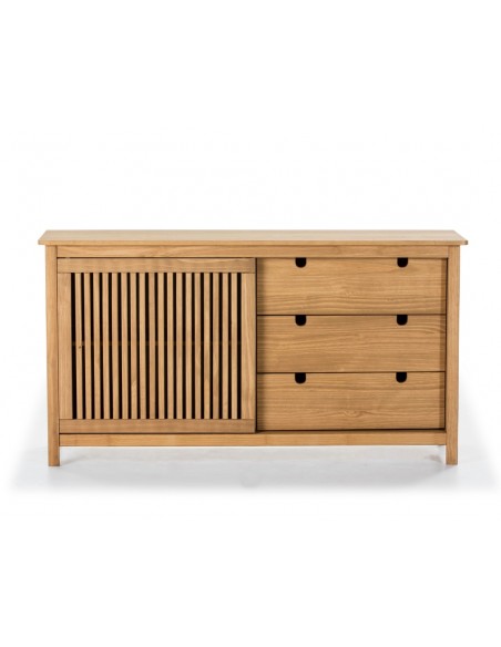 Aparador estilo colonial BRUNA 150 x 80, pinho encerado