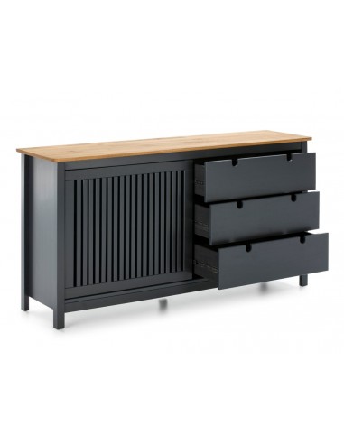 Aparador colonial BRUNA 150 x 80, pino cera y...