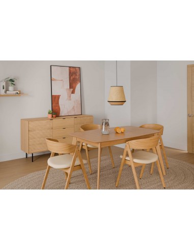 Mesa extensível KENNA 140(180) x 90 cm. Chapa...