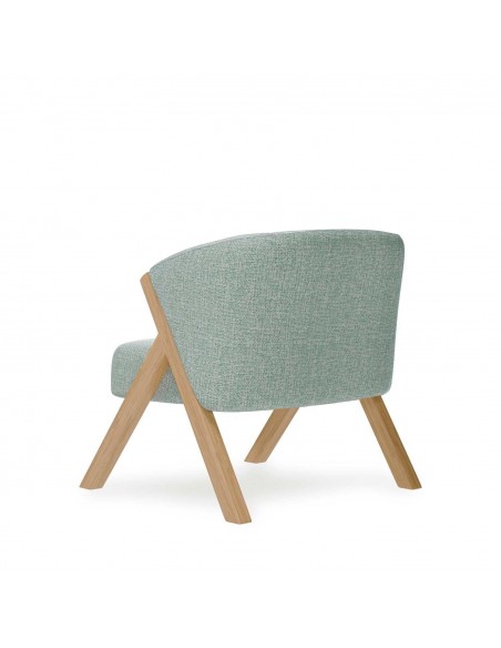 Butaca nórdica SINTRA tejido Tango patas de madera