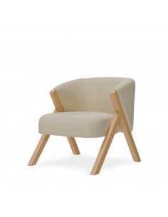 Butaca nórdica SINTRA tejido Tango patas de madera 2