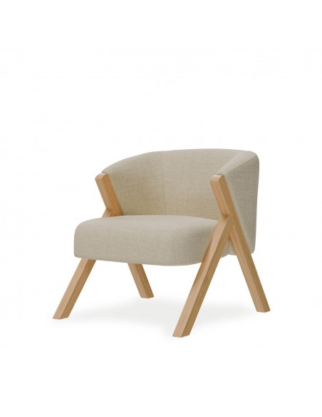 Butaca nórdica SINTRA tejido Tango patas de madera