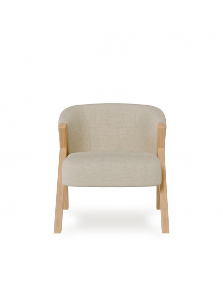 Poltrona nórdica SINTRA, tecido Tango, pernas madeira