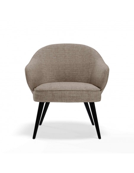 Butaca MACAO tejido Tango y patas de metal acabado negro