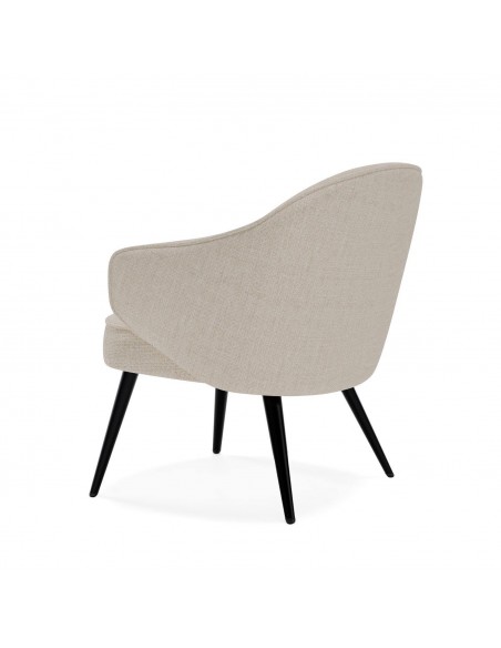 Butaca MACAO tejido Tango y patas de metal acabado negro