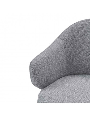 Poltrona MACAO tecido Tango e pernas metálicas...