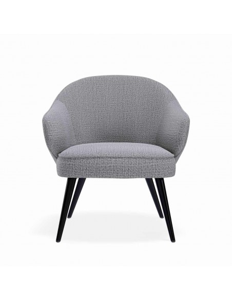 Butaca MACAO tejido Tango y patas de metal acabado negro