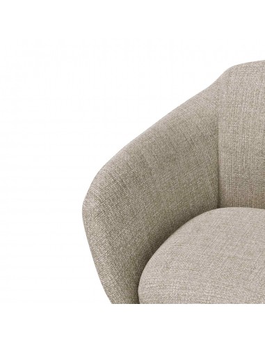 Poltrona giratória MARCEL tecido Tango e metal...