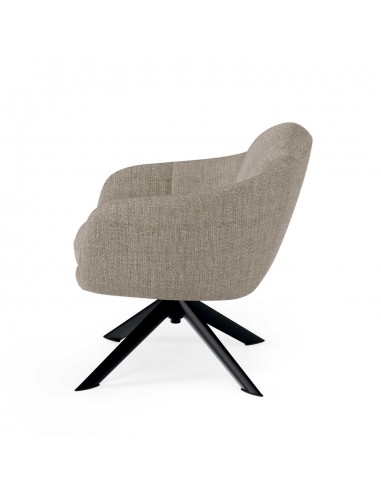 Poltrona giratória MARCEL tecido Tango e metal...