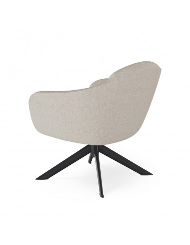 Poltrona giratória MARCEL tecido Tango e metal...