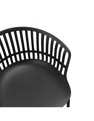 Banqueta baixa em polipropileno AXEL 66, pernas...