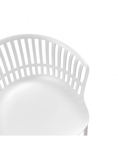 Banqueta baixa em polipropileno AXEL 66, pernas...