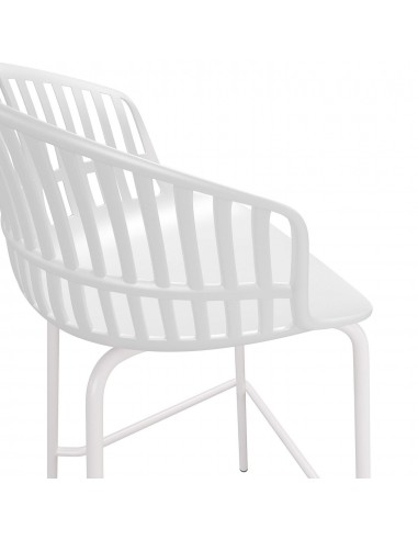 Taburete bajo de polipropileno AXEL 66, patas...