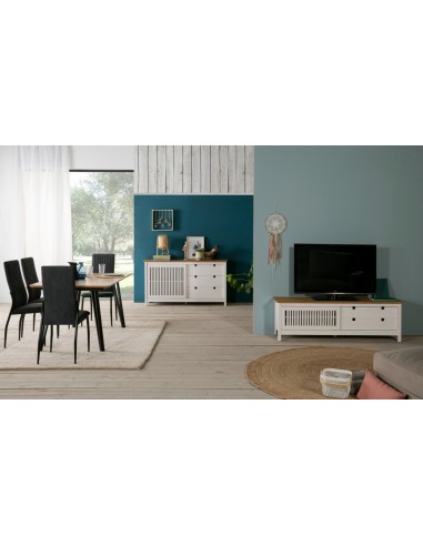 Mueble de TV colonial BRUNA 158 x 49, madera...