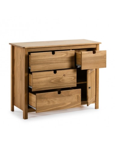 Cômoda colonial BRUNA 100 x 80, madeira de...