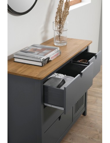 Cómoda colonial BRUNA 100 x 80, madeira de...